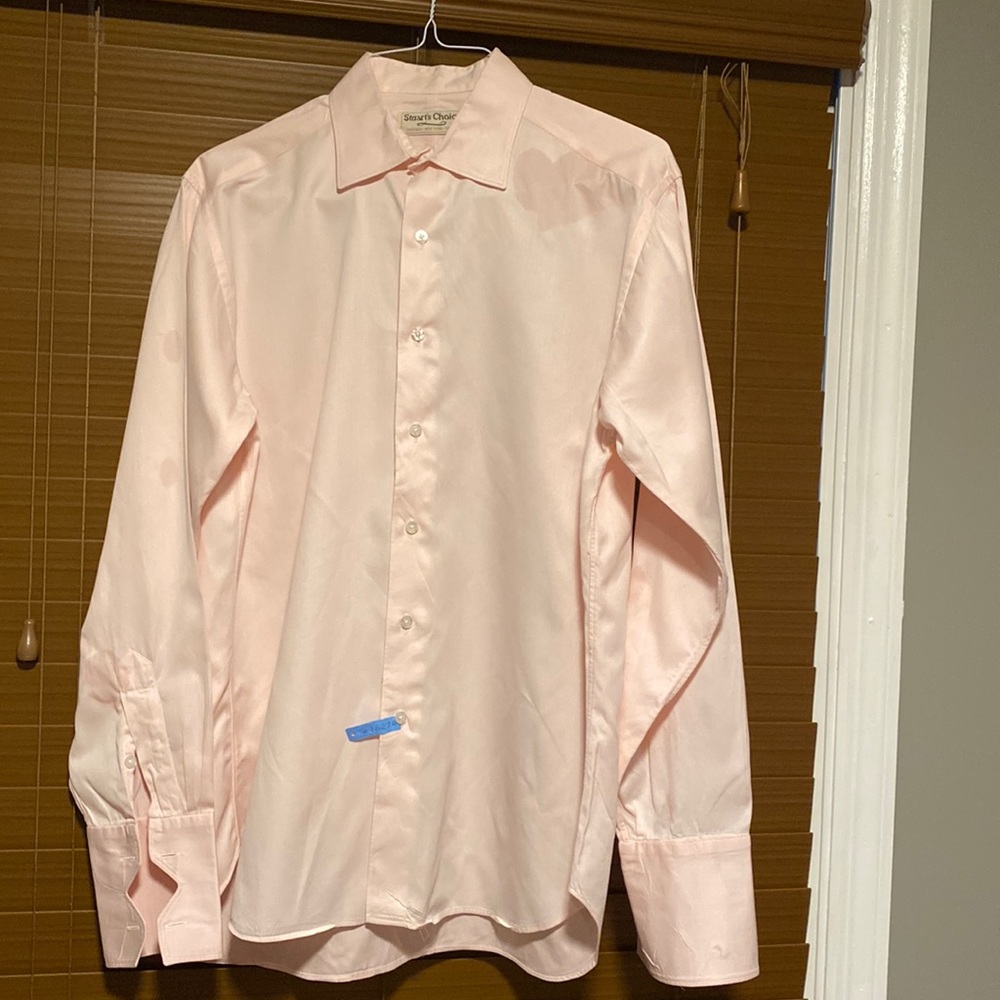 Stuart’s Choice light pink long sleeves buttons down shirt